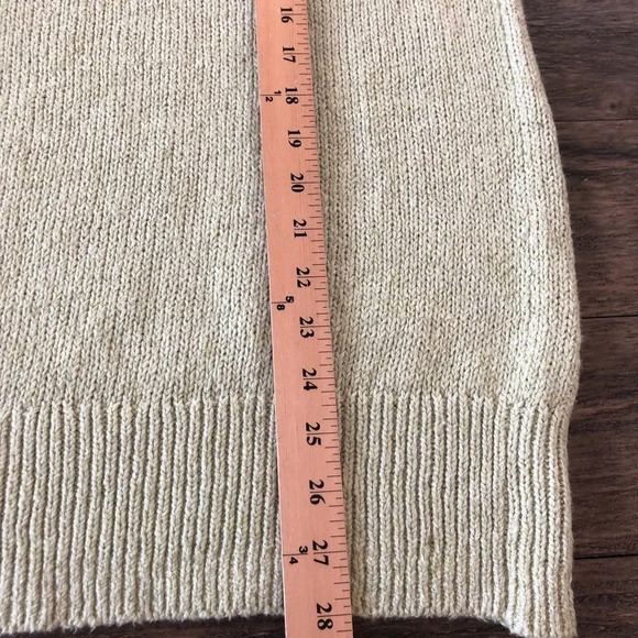 NWT Old Navy Size Large Oversized Voop Neck Green Tunic Length Sweater Pullover - Picture 6 of 7